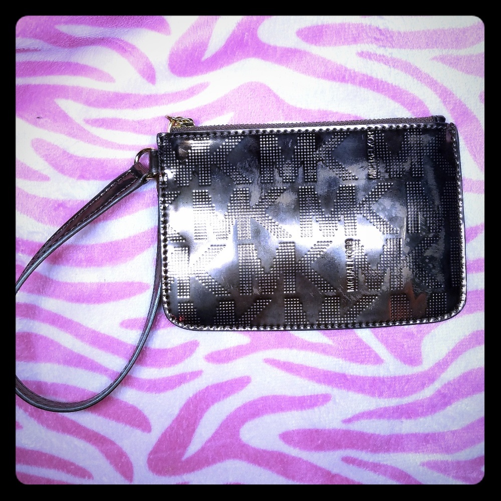 Michael Kors Bronze Wristlet